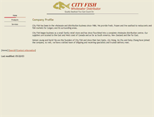 Tablet Screenshot of cityfish.ca